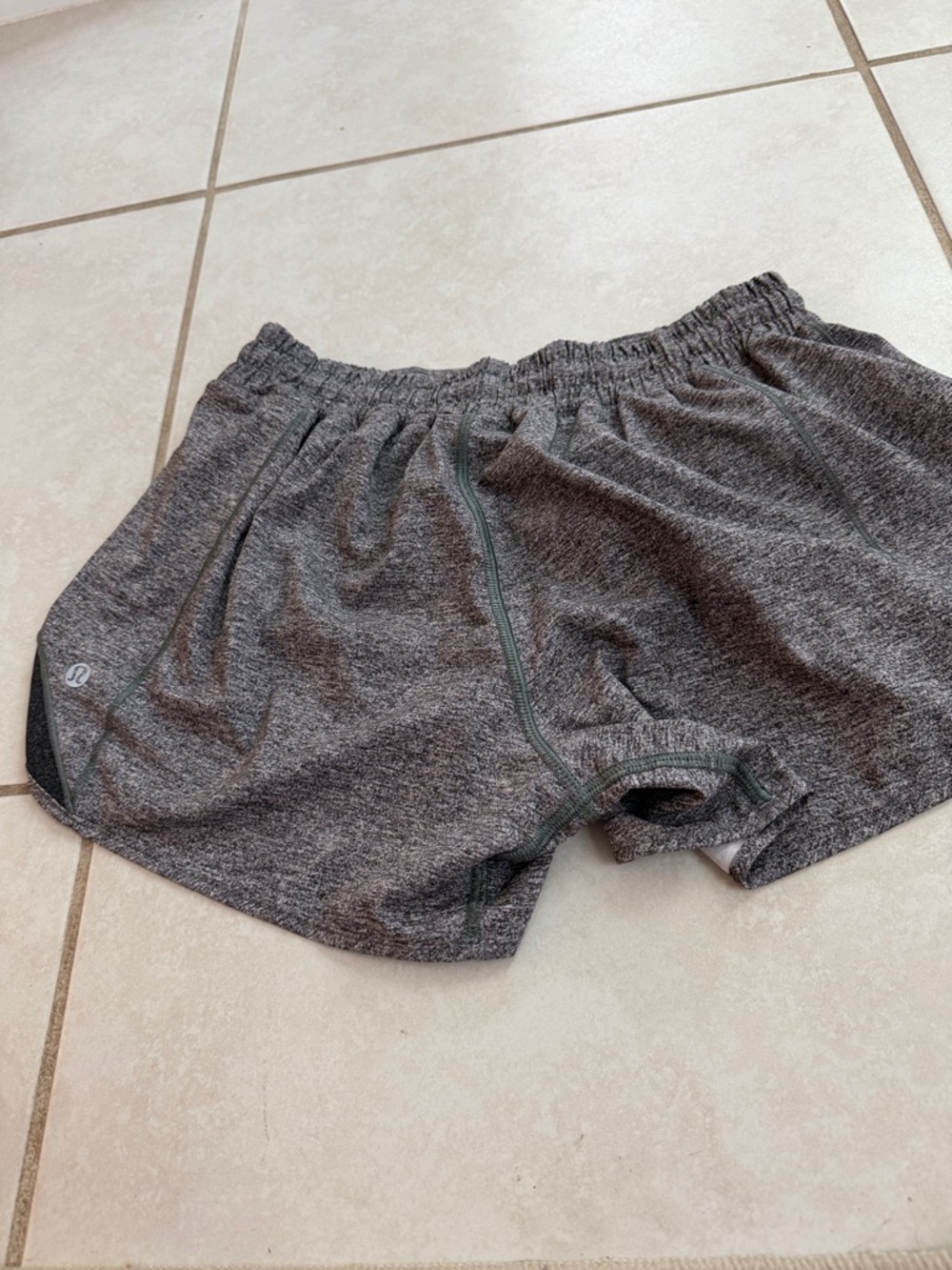 lululemon athletica Gray Running Shorts - Picture 2 of 3